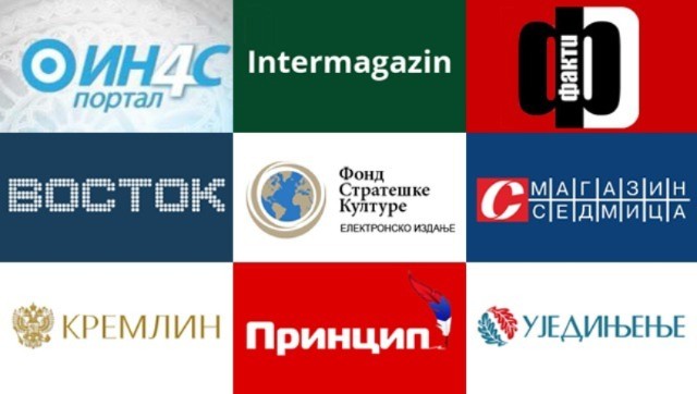 U studiji CEASA utvrđeno je da na području Zapadnog Balkana deluje 109 proruskih organizacija i medija. Među njima je 8 internet portala, 16 prokremaljskih medija i 6 čisto ruskih medija.